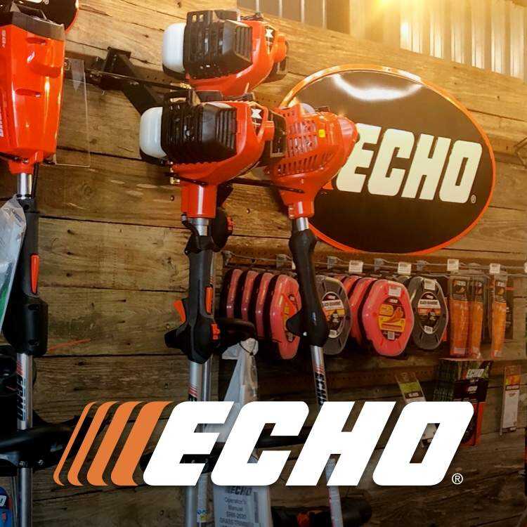 Echo Logo with Echo equipment at uvalco supply 