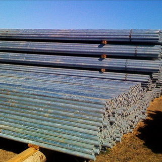 Black and Galvanized Schedule-40 MerchanPipe for Water & Gas Line Construction, and Use in Domestic Wells